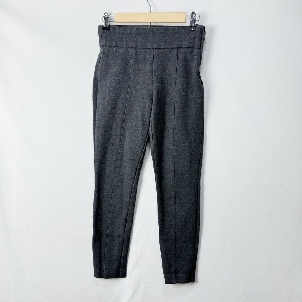 Gap Women Side Zip Legging Mid Rise Size Small Gray Skinny Pant